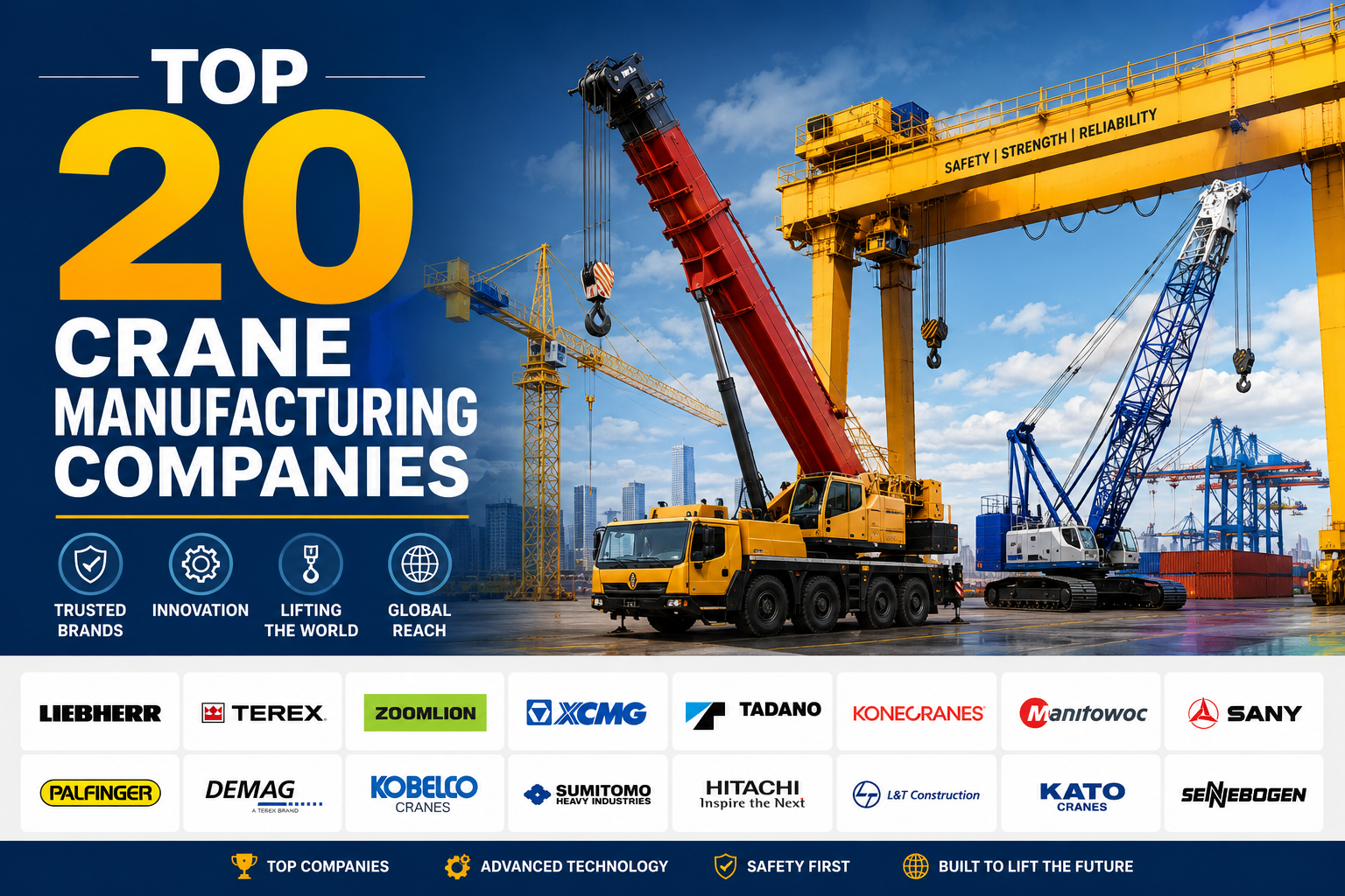 Top 20 Crane Manufacturing Companies